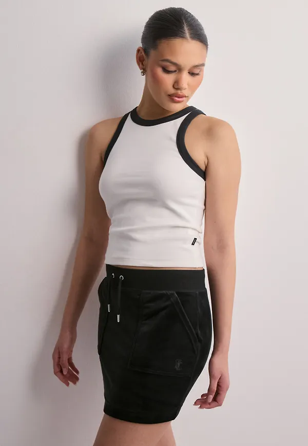 Juicy Couture - Svart - Robbie Pocket Mini Skirt