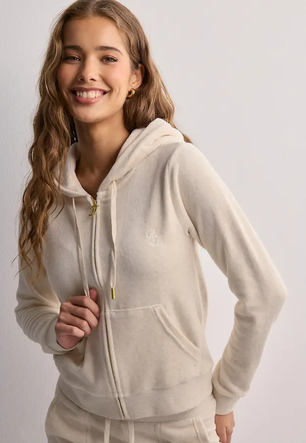 Juicy Couture - Vit - Robertson Gold Hoodie