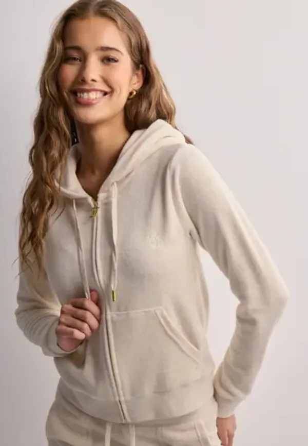 Juicy Couture - Vit - Robertson Gold Hoodie
