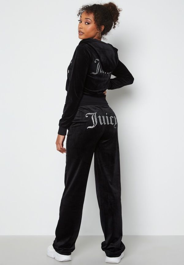 Juicy Couture Del Ray Diamante Track Pant Black XL