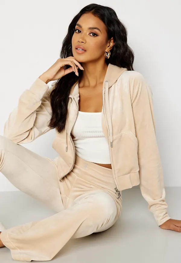 Juicy Couture Madison Hoodie Brazilian Sand L