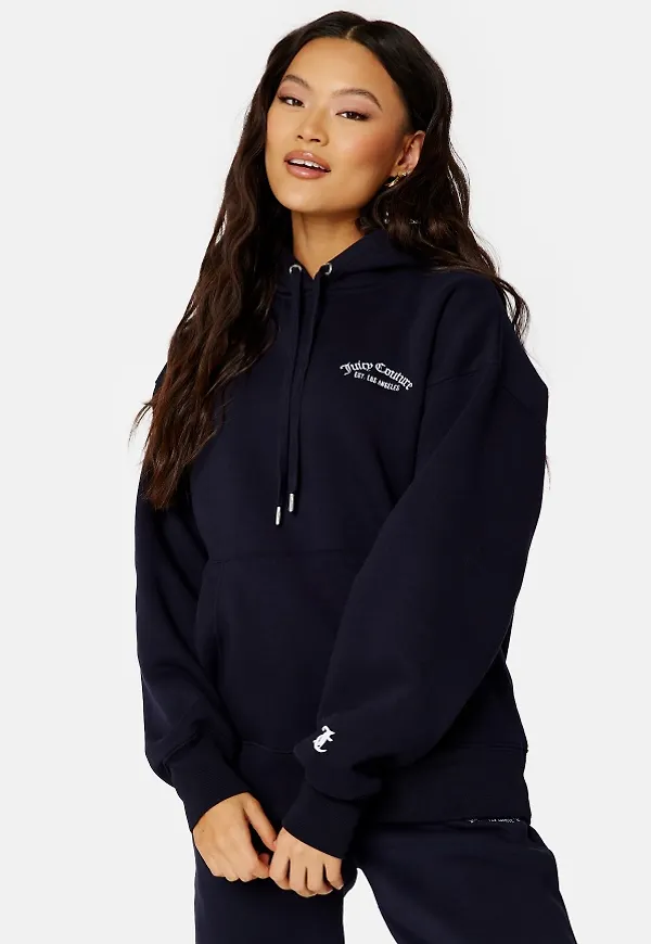 Juicy Couture Recycled Queenie Hoodie Night Sky L