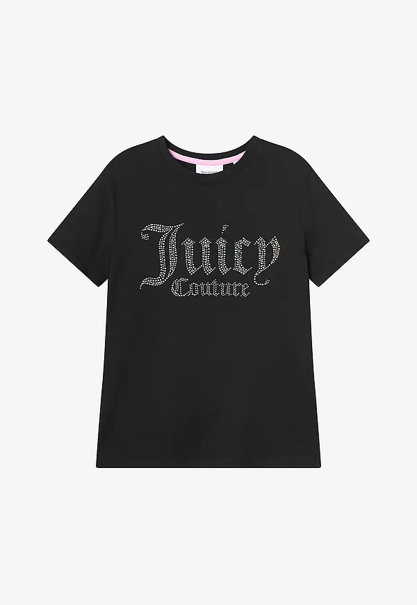 Juicy Couture - T-shirt Diamante Fitted - Svart