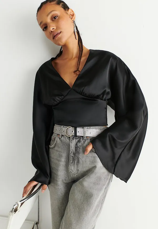 Julie satin blouse