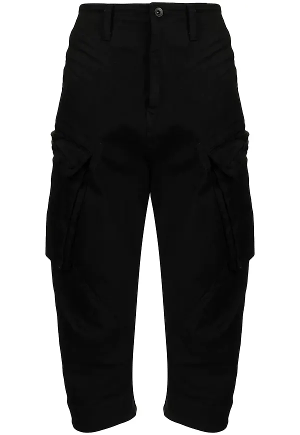 Julius cargobyxor i denim - Svart