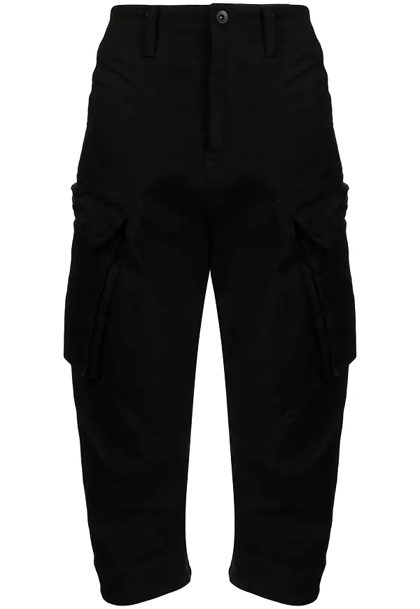Julius cargobyxor i denim - Svart
