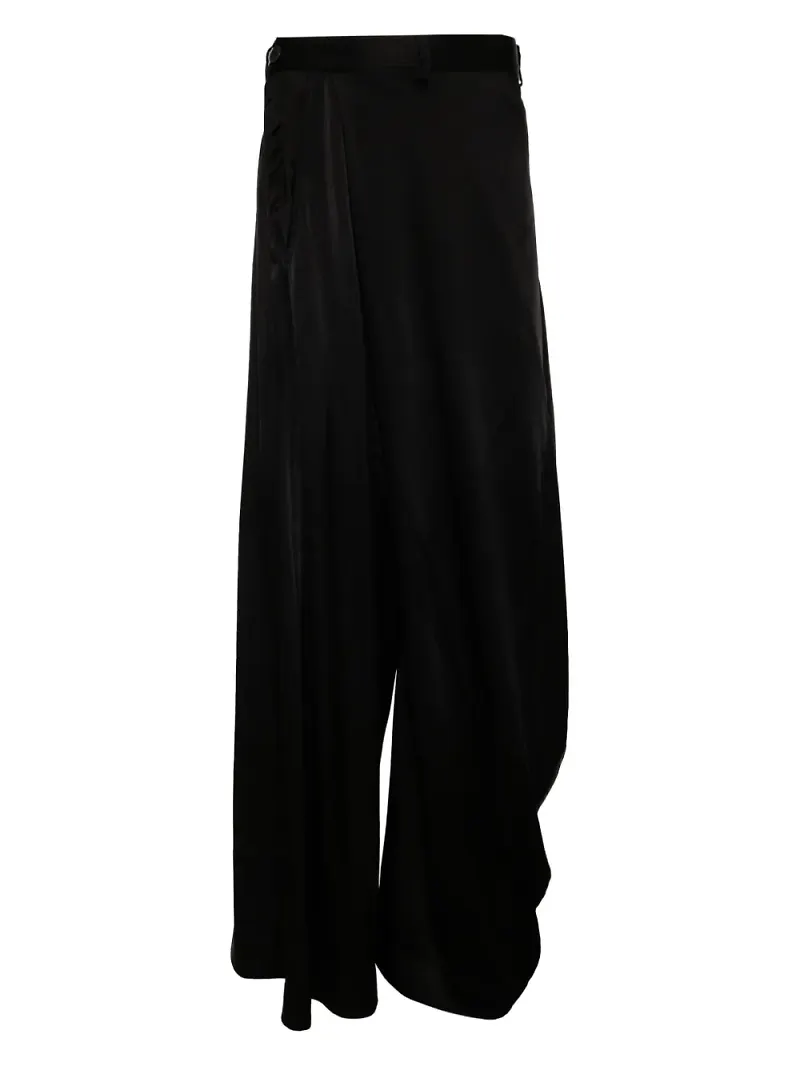 Julius Satin Dhoti byxor - Svart