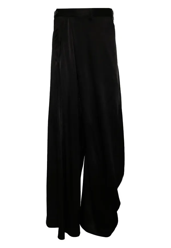 Julius Satin Dhoti byxor - Svart