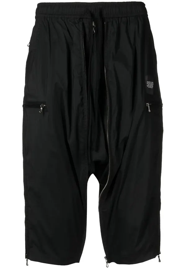 Julius shorts med låg gren - Svart