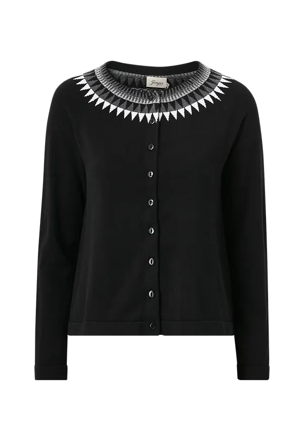 Jumperfabriken - Cardigan Chrissy - Svart