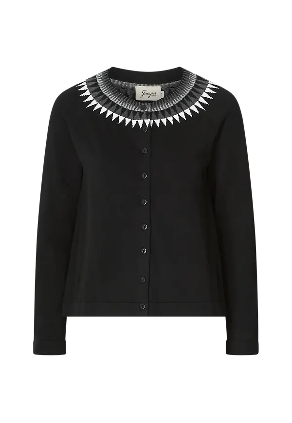 Jumperfabriken - Cardigan Chrissy - Svart