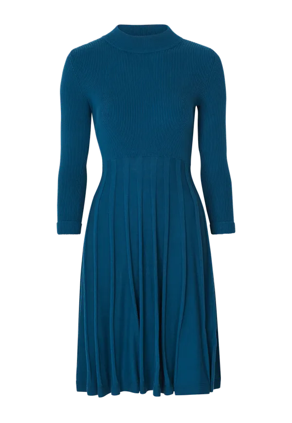 Jumperfabriken - Klänning Henna Dress - Blå - 36