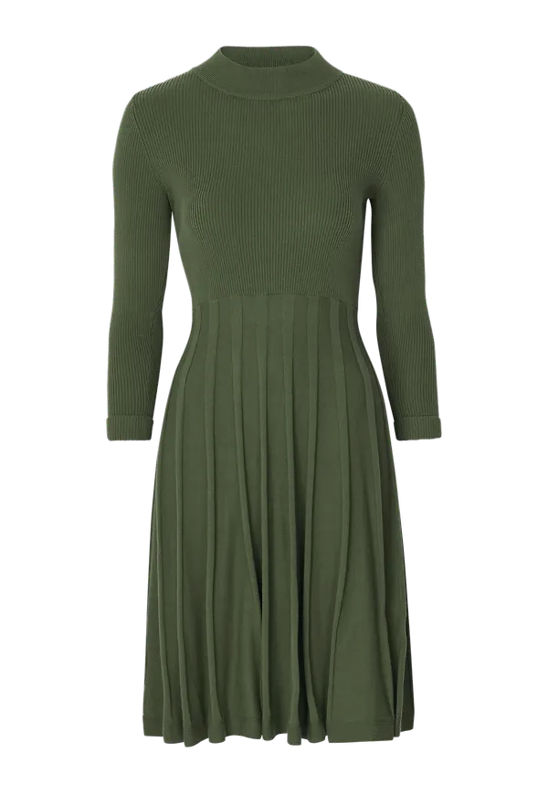 Jumperfabriken - Klänning Henna Dress - Grön - 40