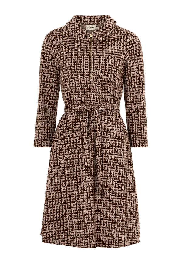 Jumperfabriken - Klänning Tea - Brun - 38