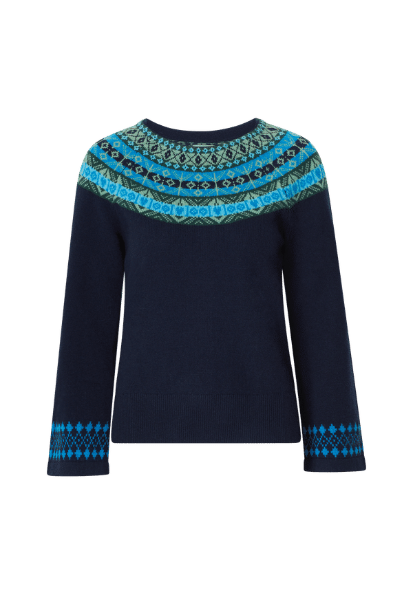 Jumperfabriken - Ulltröja Vera - Blå
