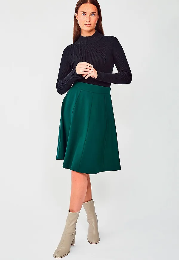 Jumperfabriken - Kjol Sarita Skirt - Grön