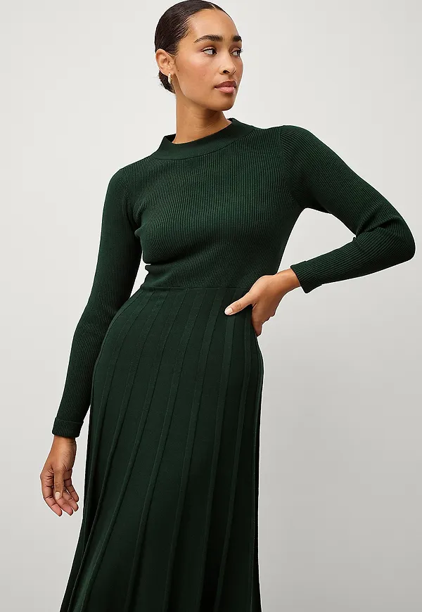 Jumperfabriken - Klänning Joanne Dress - Grön