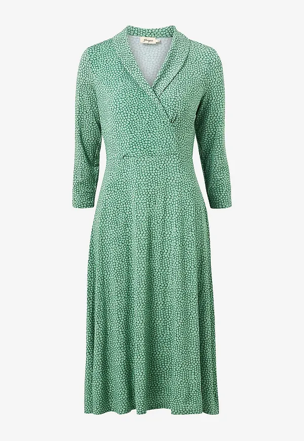Jumperfabriken - Klänning Wendy LS - Grön