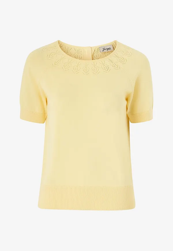 Jumperfabriken - Topp Ofelia Top - Gul