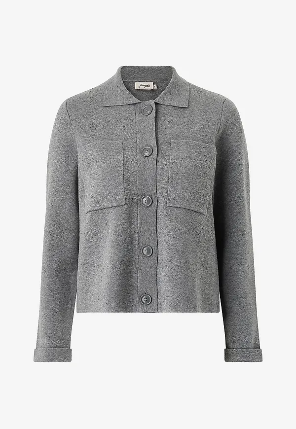 Jumperfabriken - Cardigan Alexis - Grå