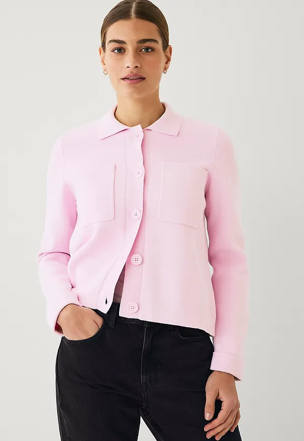 Jumperfabriken - Cardigan Alexis - Rosa