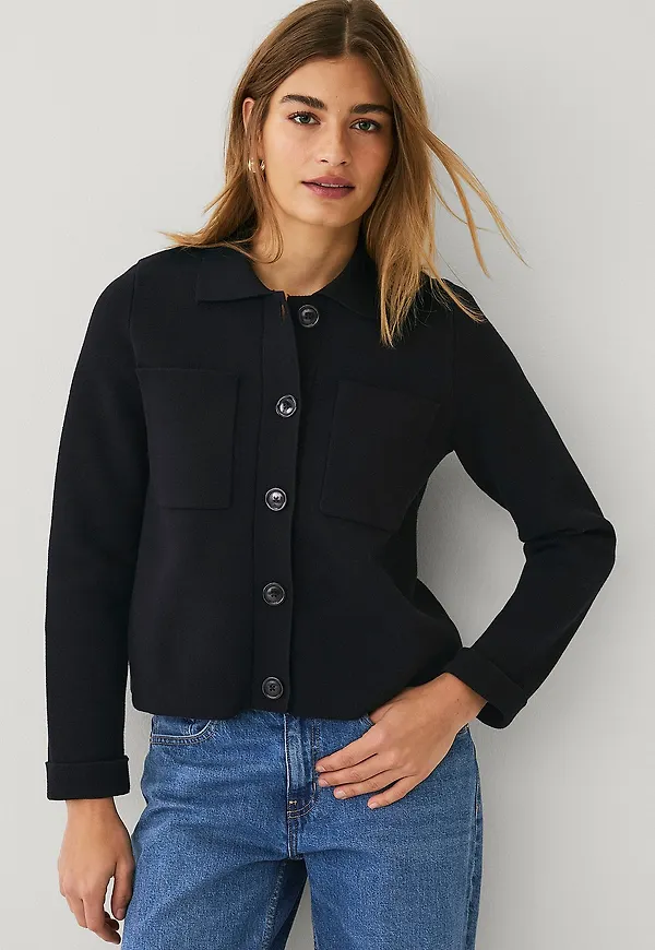 Jumperfabriken - Cardigan Alexis - Svart