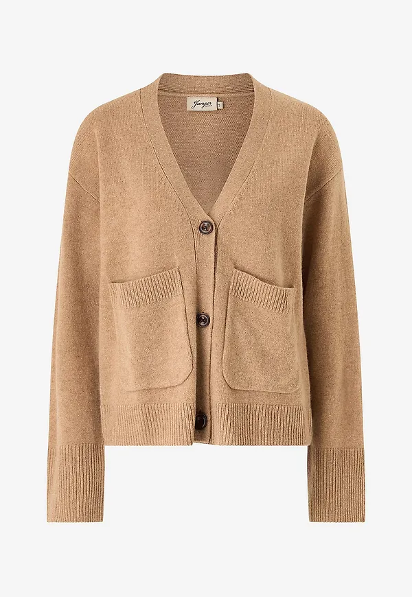 Jumperfabriken - Cardigan Estrid - Beige