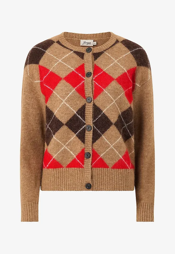 Jumperfabriken - Cardigan Jacinda Cardigan - Beige
