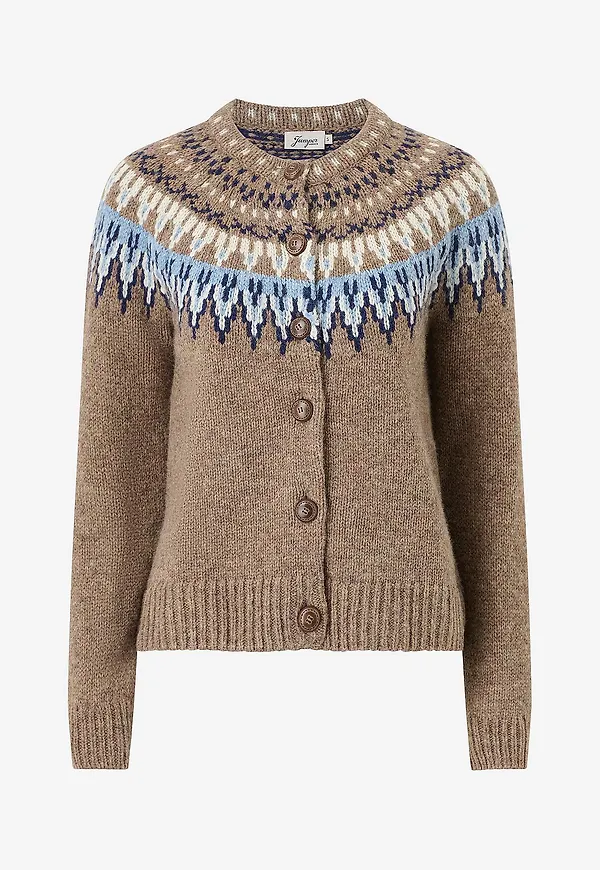 Jumperfabriken - Cardigan Joelle Cardigan - Brun