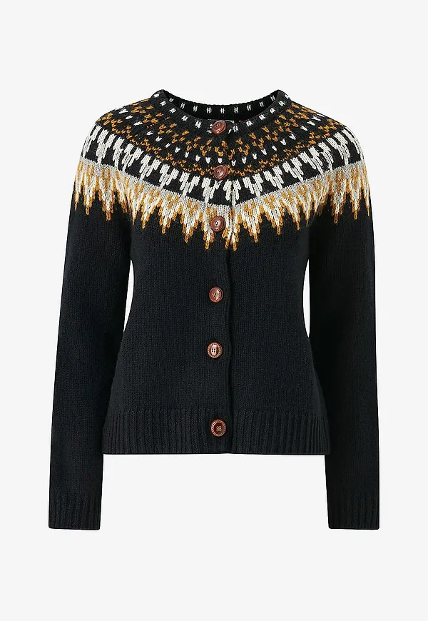 Jumperfabriken - Cardigan Joelle - Svart
