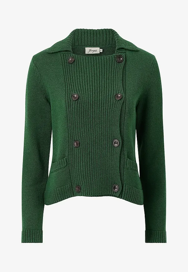 Jumperfabriken - Cardigan Thora Cardigan - Grön