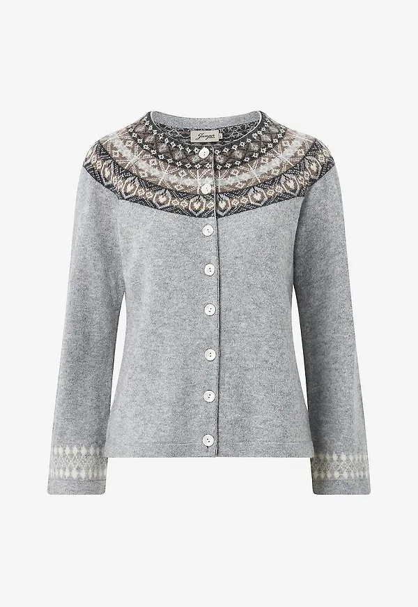 Jumperfabriken - Cardigan Vendela Cardigan - Grå