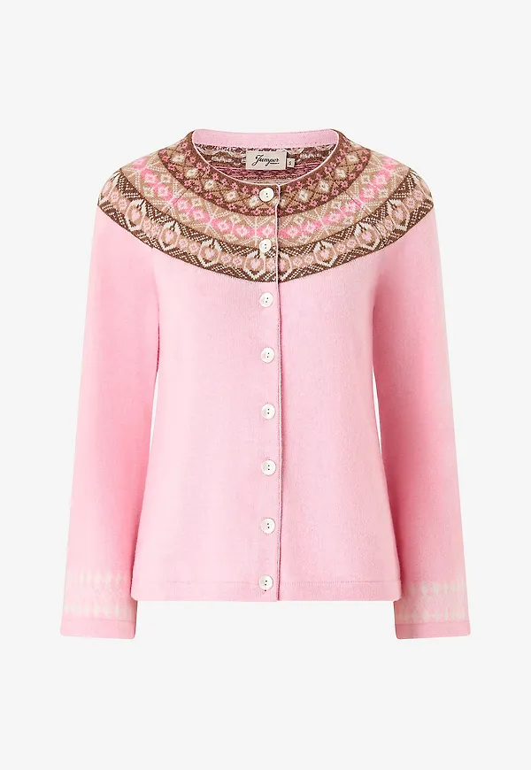 Jumperfabriken - Cardigan Vendela - Rosa