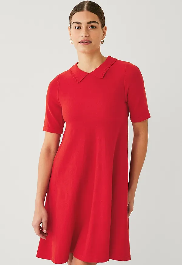Jumperfabriken - Elisa Dress - Röd