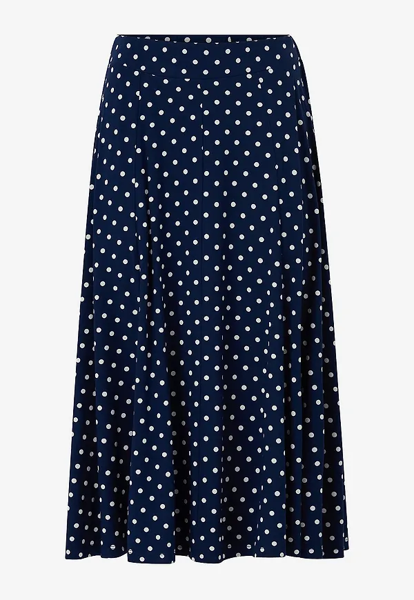 Jumperfabriken - Kjol Sunvi Dot Skirt - Blå