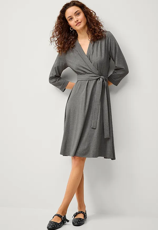 Jumperfabriken - Klänning Kate Dress - Grå