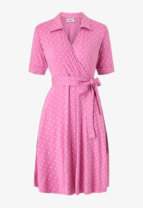 Jumperfabriken - Klänning Loreen Dot - Rosa