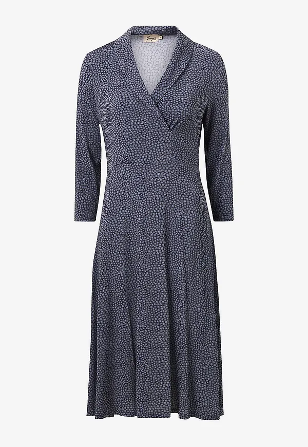 Jumperfabriken - Klänning Wendy LS Dress - Blå