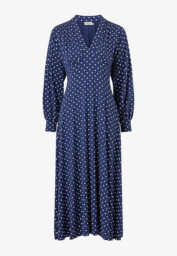 Jumperfabriken - Maxiklänning Cosima - Blå