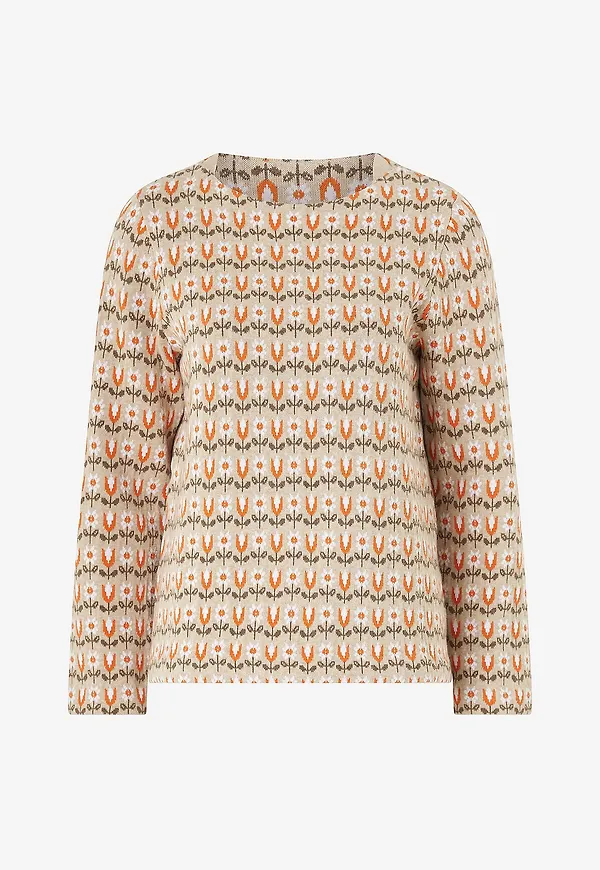 Jumperfabriken - Tröja Tulipe Jumper - Beige