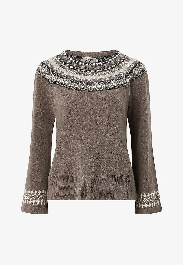 Jumperfabriken - Tröja Vera Jumper - Brun