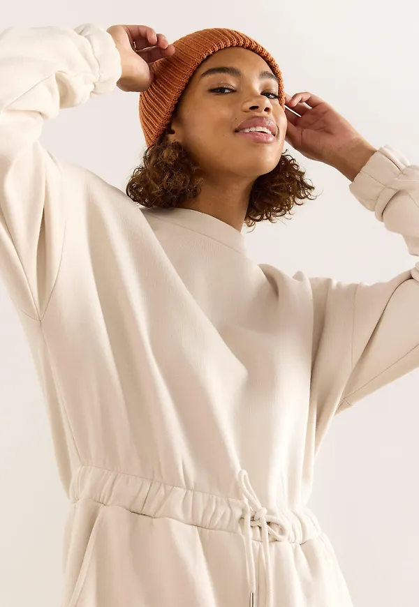 Jumpsuit i sweatshirt-material