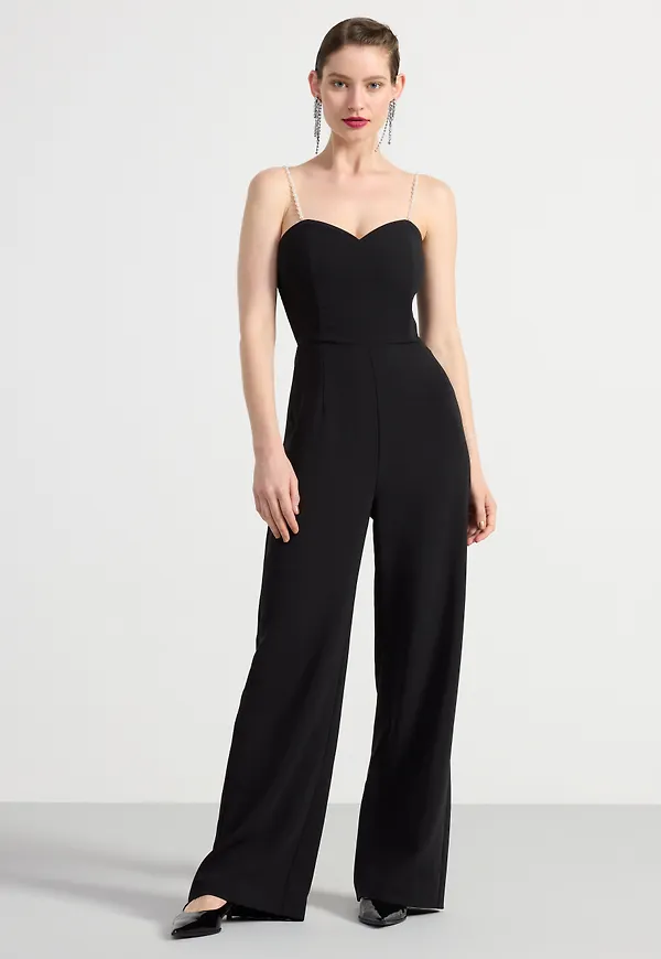 Jumpsuit med pärlor