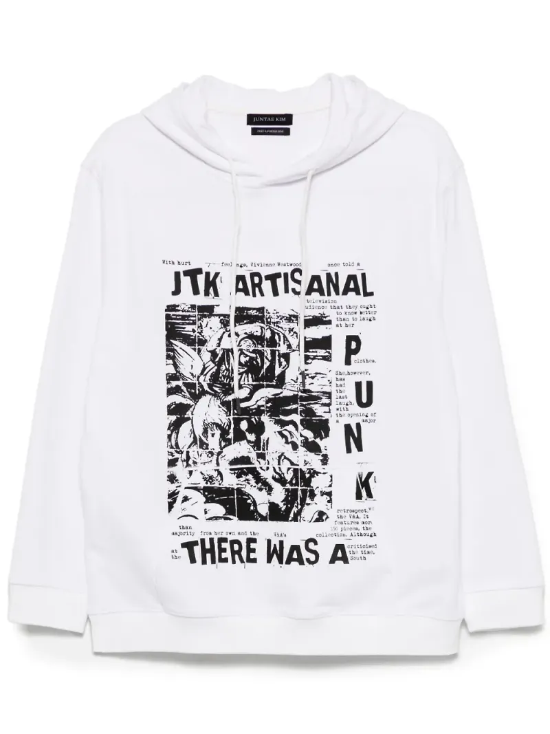 JUNTAE KIM There Was A Punk hoodie - Vit
