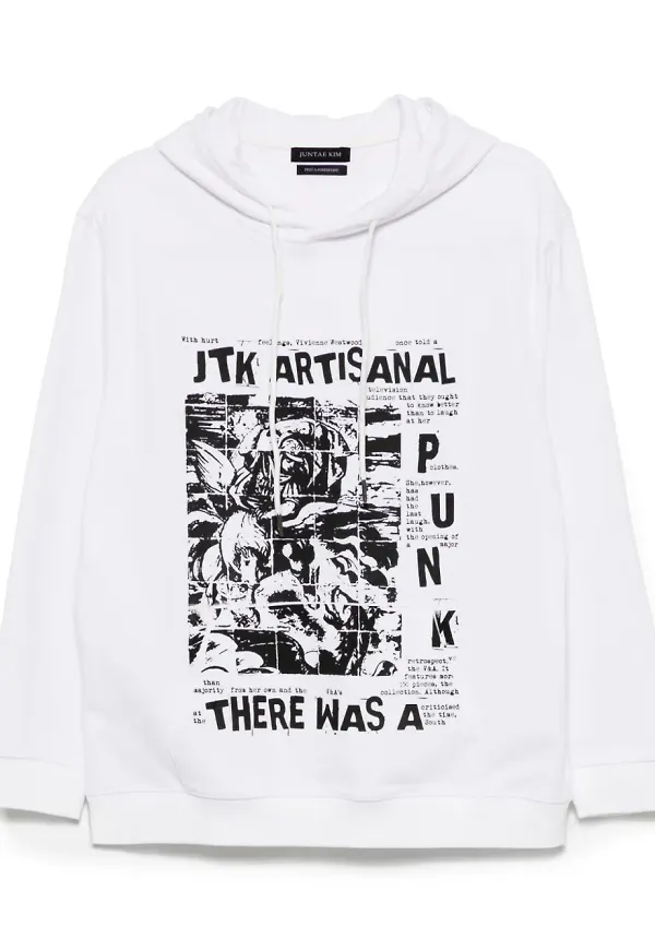 JUNTAE KIM There Was A Punk hoodie - Vit