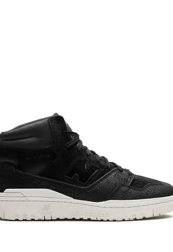 Junya Watanabe 650 höga lädersneakers - Svart