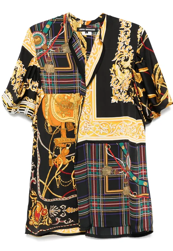 Junya Watanabe blus med puffärm - Svart