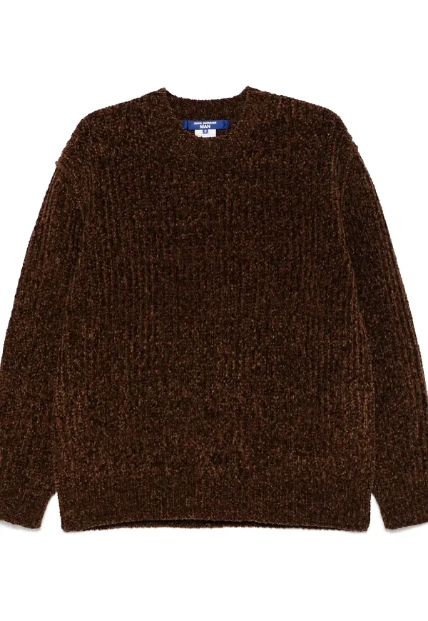 Junya Watanabe MAN Chenille tröja - Brun