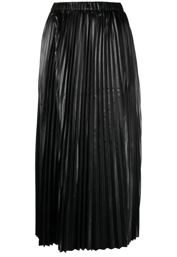 Junya Watanabe plisserade trekvartsbyxor - Svart
