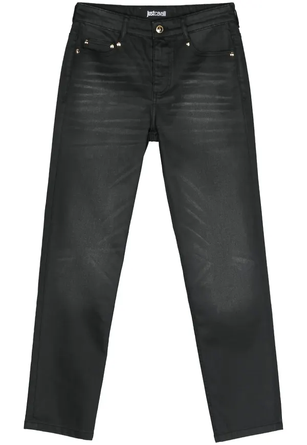 Just Cavalli skinny-jeans - Svart